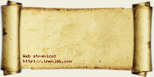 Valentina Jačović vizit kartica